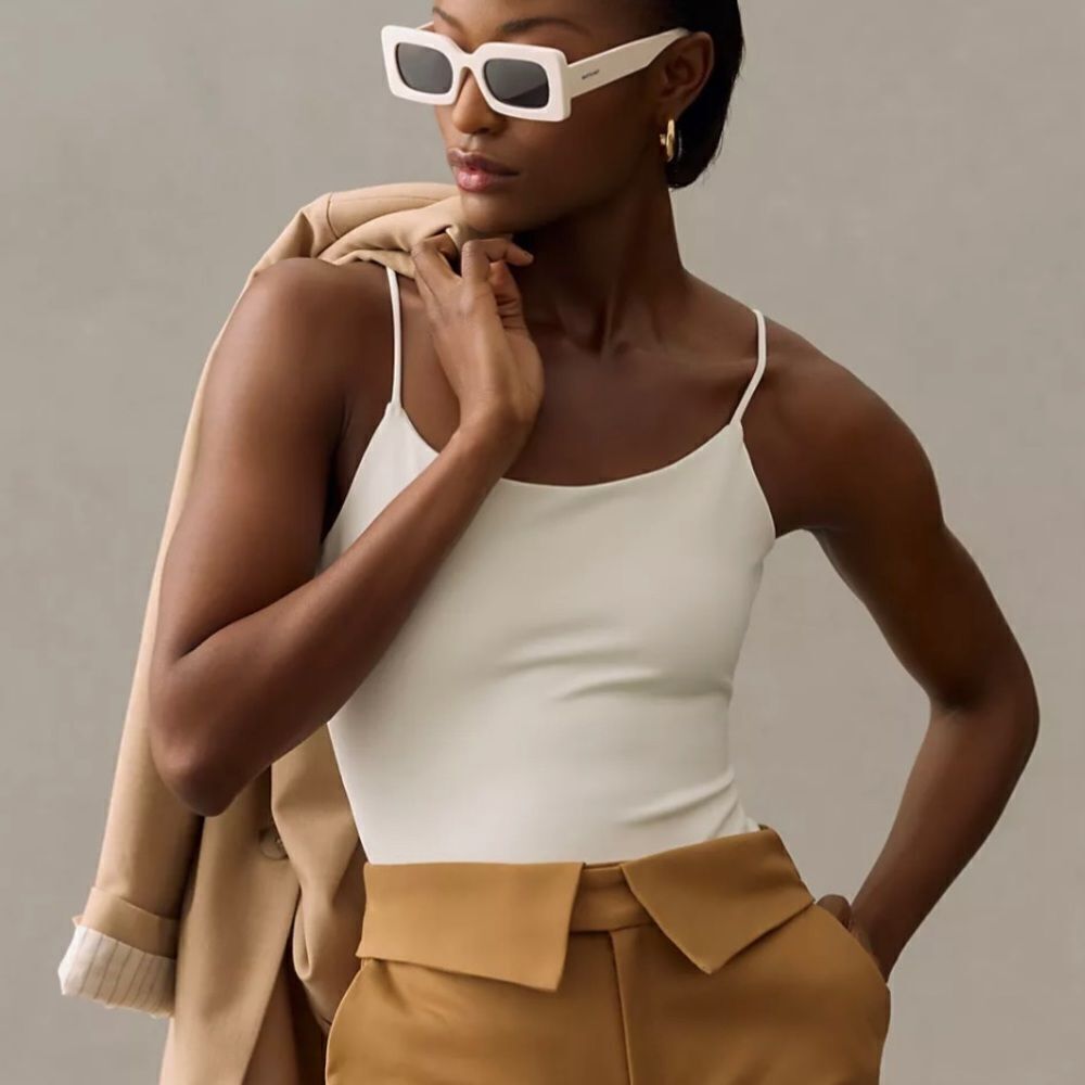 By Anthropologie Cami Thong Bodysuit